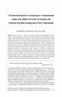 Research paper thumbnail of [co-authored] Territorial bounds to virtual space: transnational online and offline networks of Iranian and Turkish-Kurdish immigrants in the Netherlands