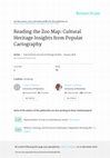 Research paper thumbnail of Reading the Zoo Map: Cultural Heritage Insights from Popular Cartography