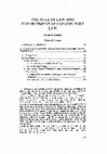 Research paper thumbnail of THE RULE OF LAW AND ENFORCEMENT OF CHINESE TORT LAW