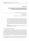 Research paper thumbnail of Morfosintaksa I Pragmatika Hrvatske Imenske Formule Ženskih Osoba