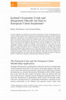 Research paper thumbnail of Iceland's Economic Crash and Integration Takeoff: An End to European Union Scepticism? (2011)