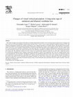 Research paper thumbnail of Changes of visual vertical perception: A long-term sign of unilateral and bilateral vestibular loss