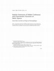 Research paper thumbnail of Sobolev extensions of Hölder continuous and characteristic functions on metric spaces