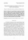 Research paper thumbnail of Dispositional Scepticism, Attitudes to Science, and Belief in the Paranormal