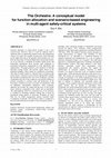 Research paper thumbnail of The Orchestra: A conceptual model for function allocation and scenario-based engineering in multi-agent safety-critical systems