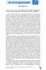 Research paper thumbnail of Beau Gaitors The Latin Americanist Book Reviews.pdf