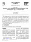 Research paper thumbnail of Spontaneous activity-independent intracellular calcium signals in the developing spinal cord of the zebrafish embryo