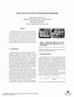 Research paper thumbnail of Tooth Contour Extraction for Matching Dental Radiographs