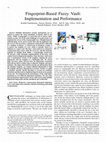 Research paper thumbnail of Fingerprint-based Fuzzy Vault: Implementation and Performance