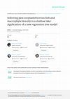 Research paper thumbnail of Inferring past zooplanktivorous fish and macrophyte density in a shallow lake: application of a new regression tree model