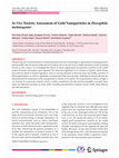 Research paper thumbnail of In Vivo toxicity assessment of gold nanoparticles in Drosophila melanogaster