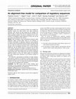 Research paper thumbnail of An alignment-free model for comparison of regulatory sequences