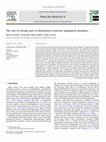 Research paper thumbnail of The role of resting cysts in Alexandrium minutum population dynamics