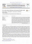 Research paper thumbnail of Free surface lattice Boltzmann with enhanced bubble model