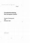 Research paper thumbnail of Constitutionalizing the European Union