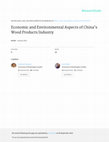 Research paper thumbnail of Economic and Environmental Aspects of China’s Wood Products Industry