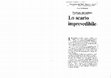 Research paper thumbnail of Lo scarto imprevedibile. Recensione di Il Sublime dello Pseudo Longino a cura di Giovanni Lombardo  1987