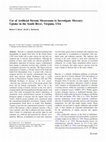 Research paper thumbnail of Use of Artificial Stream Mesocosms to Investigate Mercury Uptake in the South River, Virginia, USA