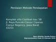 Research paper thumbnail of Penilaian Properti Villa dengan Metode Pendapatan