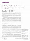 Research paper thumbnail of Iatrogenic Cushing syndrome after epidural steroid injections for lumbar radiculopathy in an HIV-infected patient treated with ritonavir: a case report highlighting drug interactions for spine interventionalists