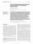 Research paper thumbnail of The yeast endosomal Na+/H+ exchanger, Nhx1, confers osmotolerance following acute hypertonic shock