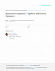 Research paper thumbnail of Monotone complete C*-algebras and generic dynamics