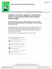 Research paper thumbnail of Subalpine and alpine vegetation classification based on hyperspectral APEX and simulated EnMAP images