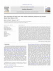 Research paper thumbnail of The association of land cover with aeolian sediment production at Jornada Basin, New Mexico, USA