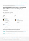 Research paper thumbnail of Autofluorescent proteins with excitation in the optical window for intravital imaging in mammals