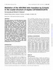 Research paper thumbnail of Mediation of the A/B‐DNA helix transition by G‐tracts in the crystal structure of duplex CATGGGCCCATG