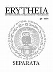 Research paper thumbnail of «Geranos: danza y muerte en la Odisea de Nikos Kazantzakis / Geranos: Dance and Death in Nikos Kazantzakis' Odyssey»,  Erytheia. Revista de Estudios Bizantinos y Neogriegos. Vol. 37 (2016:319-340).