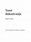 Research paper thumbnail of Teret dokazivanja (2003)