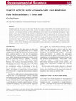 Research paper thumbnail of TARGET ARTICLE WITH COMMENTARY AND RESPONSE False belief in infancy: a fresh look