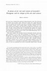 Research paper thumbnail of In Praise of Art: Text and Context of Leonardo's Paragone and Its Critique of the Arts and Sciences