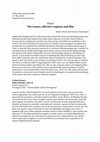 Research paper thumbnail of Blindness, Audile Techniques and Documentary Films. Paper presented at the panel: The senses, affective regimes and film, Annual Conference of AIM, Catholic University of Porto, 4-7 May 2016