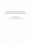 Research paper thumbnail of Nada Menos que Apenas Nomes: os etnônimos seriais no sudoeste amazônico