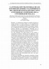 Research paper thumbnail of La integración transversal de los estudios de género. Una experiencia del Grupo de Innovación Educativa «Universidad y Feminismo» de la Universidad de Málaga