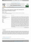 Research paper thumbnail of Introducing a Sport Experience Design (SX) framework for sport consumer behaviour research