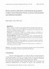 Research paper thumbnail of Neuro-Psycho-Education-Existential Group Program: Evidence Based Professional Practice at Persons with Psychiatric and Intellectual Disabilities