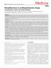 Research paper thumbnail of Nonadherence to antihypertensive drugs A systematic review and meta-analysis