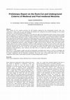 Research paper thumbnail of Preliminary Report on the Rock-Cut and Underground Cisterns of Medieval and Post-medieval Messinia, Hypogea 2017-PROCEEDINGS OF INTERNATIONAL CONGRESS OF SPELEOLOGY IN ARTIFICIAL CAVITIES