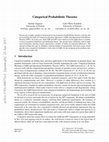 Research paper thumbnail of Categorical Probabilistic Theories