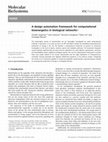 Research paper thumbnail of A design automation framework for computational bioenergetics in biological networks