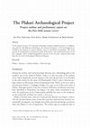 Research paper thumbnail of 'The Plakari Archaelogical Project. Project Outline and Preliminary Report on the First Field Season (2010)’, Pharos. Journal of the Netherlands Institute at Athens 18-2, 83-106 (Crielaard et al.).