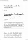 Research paper thumbnail of Alain Fabre-2017-Compte-rendu de Jan-Åke Alvarsson 'Etnografía 'Weenhayek', 10 vol.