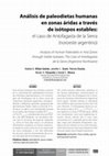 Research paper thumbnail of ANÁLISIS PALEODIETARIO EN ZONAS ÁRIDAS A TRAVÉS DE ISÓTOPOS ESTABLES: EL CASO DE ANTOFAGASTA DE LA SIERRA (NOROESTE ARGENTINO)