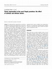 Research paper thumbnail of Tissue regeneration in the coral Fungia granulosa: the effect of extrinsic and intrinsic factors