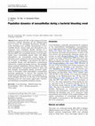 Research paper thumbnail of Population dynamics of zooxanthellae during a bacterial bleaching event