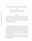 Research paper thumbnail of Restrictions on dilatonic brane-world models