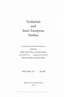 Research paper thumbnail of Tocharian and Indo European Studies 17 (2016)